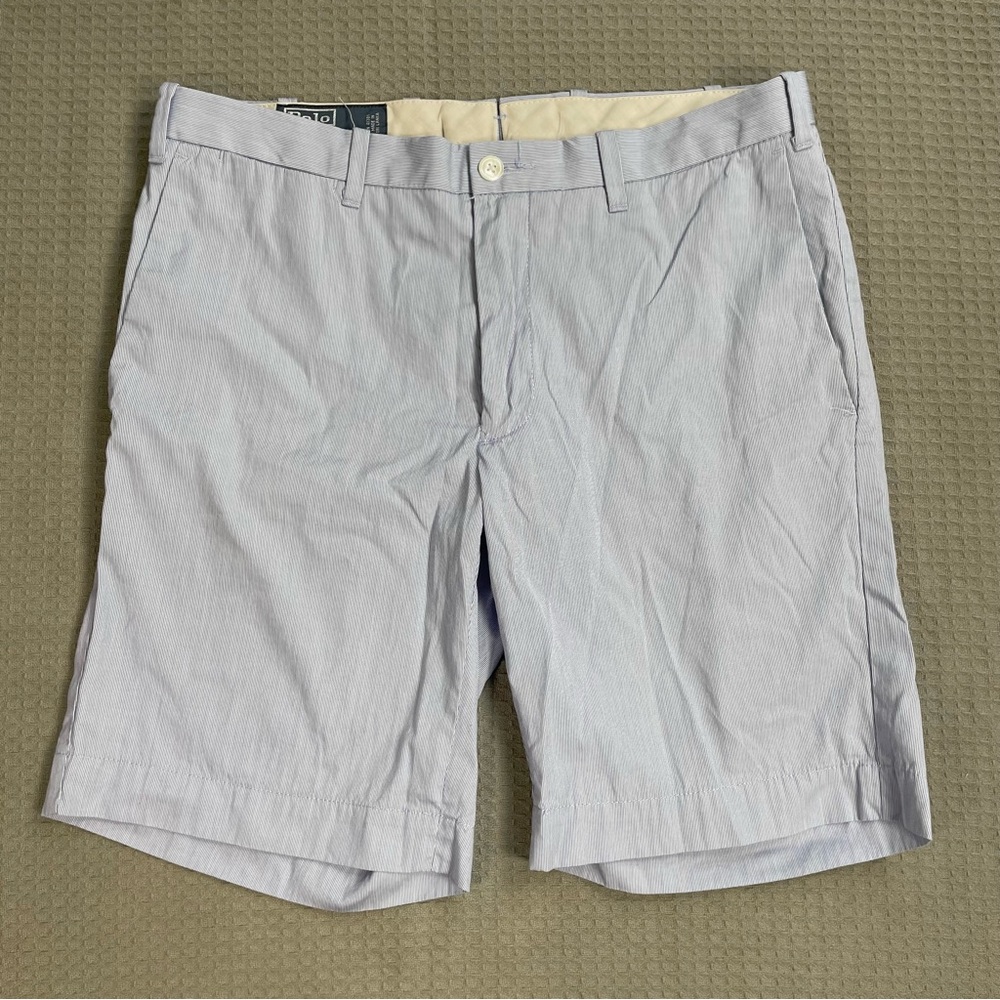 Polo Ralph Lauren Slim GI Fit Chino Shorts 30 Men’s Micro Pinstripe Preppy